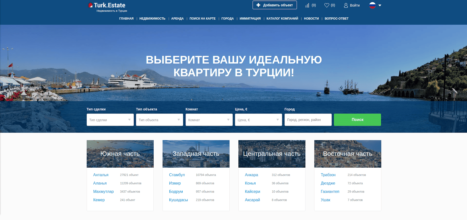 Кейс недвижимость в Турции
